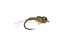 Bild von TUNGSTEN NYMPHEN OLIVE QUILL NYMPH BARBLESS