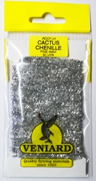 Zeige Details für VENIARD CACTUS CHENILLE SILVER FINE 6mm Bild von VENIARD CACTUS CHENILLE SILVER FINE 6mm