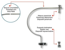 Afficher les détails pour STONFO SUPPORTO ELITE - PARACHUTE ATTACHMENT + BOBBIN REST Image de STONFO SUPPORTO ELITE - PARACHUTE ATTACHMENT + BOBBIN REST