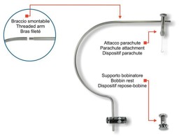 Picture of STONFO SUPPORTO ELITE - PARACHUTE ATTACHMENT + BOBBIN REST