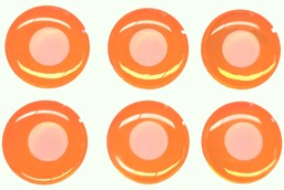 Zeige Details für BAUERS EPOXY EYES WHITE ORANGE Bild von BAUERS EPOXY EYES WHITE ORANGE