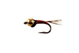 Picture of CHATCHY FLIES -  PERDIGON HEAVY BLACK RED