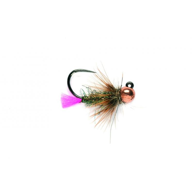 Immagine di TUNGSTEN NYMPHEN PINK TAG JIG BARBLESS