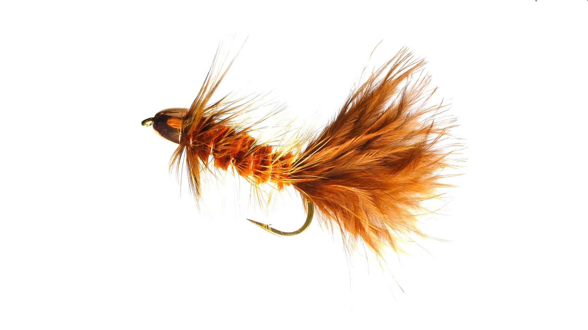 Immagine di STREAMER CONE HEAD WOOLY BUGGER BROWN