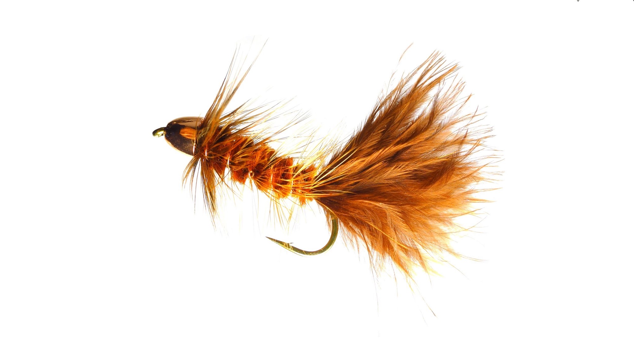 Image de STREAMER CONE HEAD WOOLY BUGGER BROWN