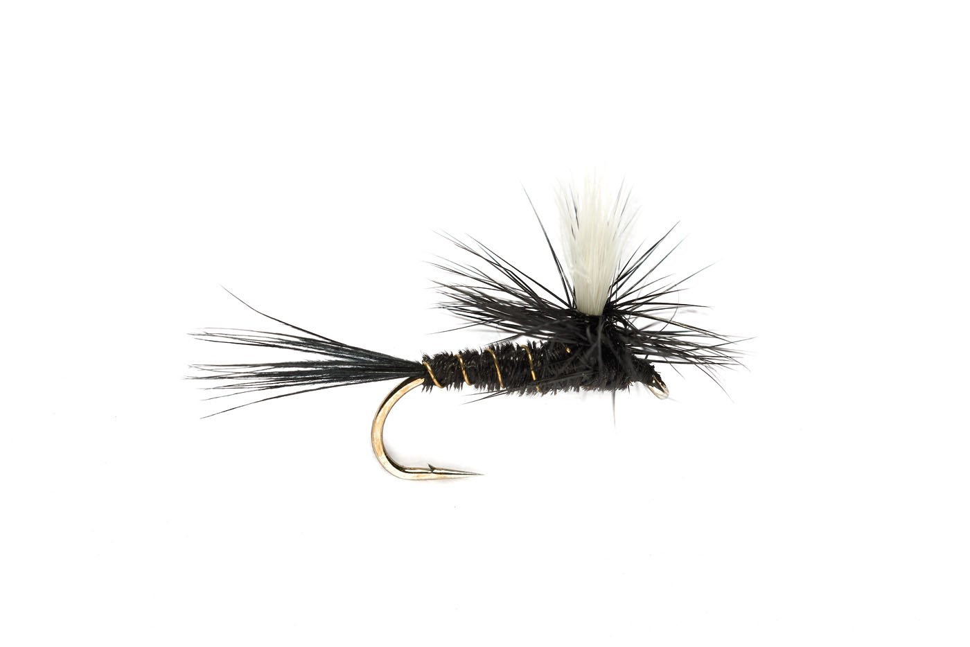 Bild von FULLING MILL TROCKENFLIEGE PARACHUTE BLACK GNAT