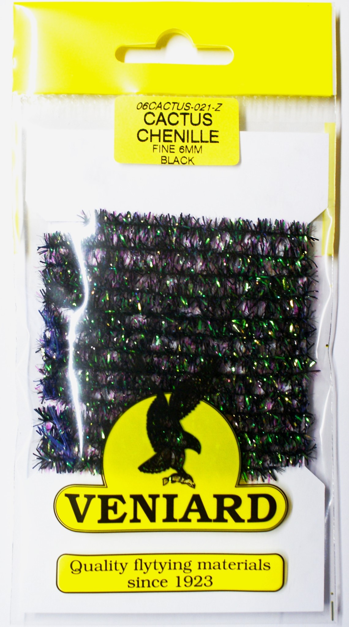 Immagine di VENIARD CACTUS CHENILLE BLACK FINE 6mm