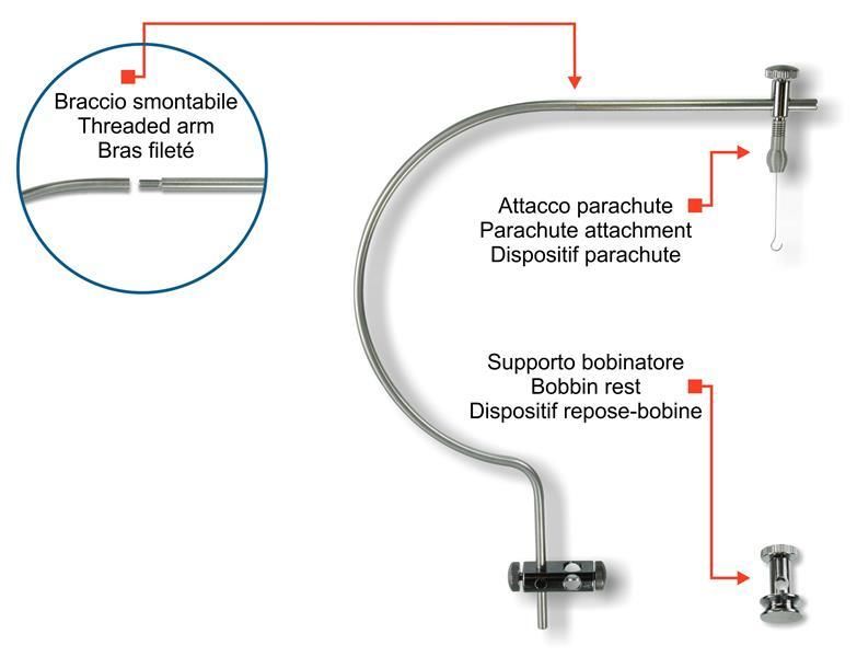 Bild von STONFO SUPPORTO ELITE - PARACHUTE ATTACHMENT + BOBBIN REST