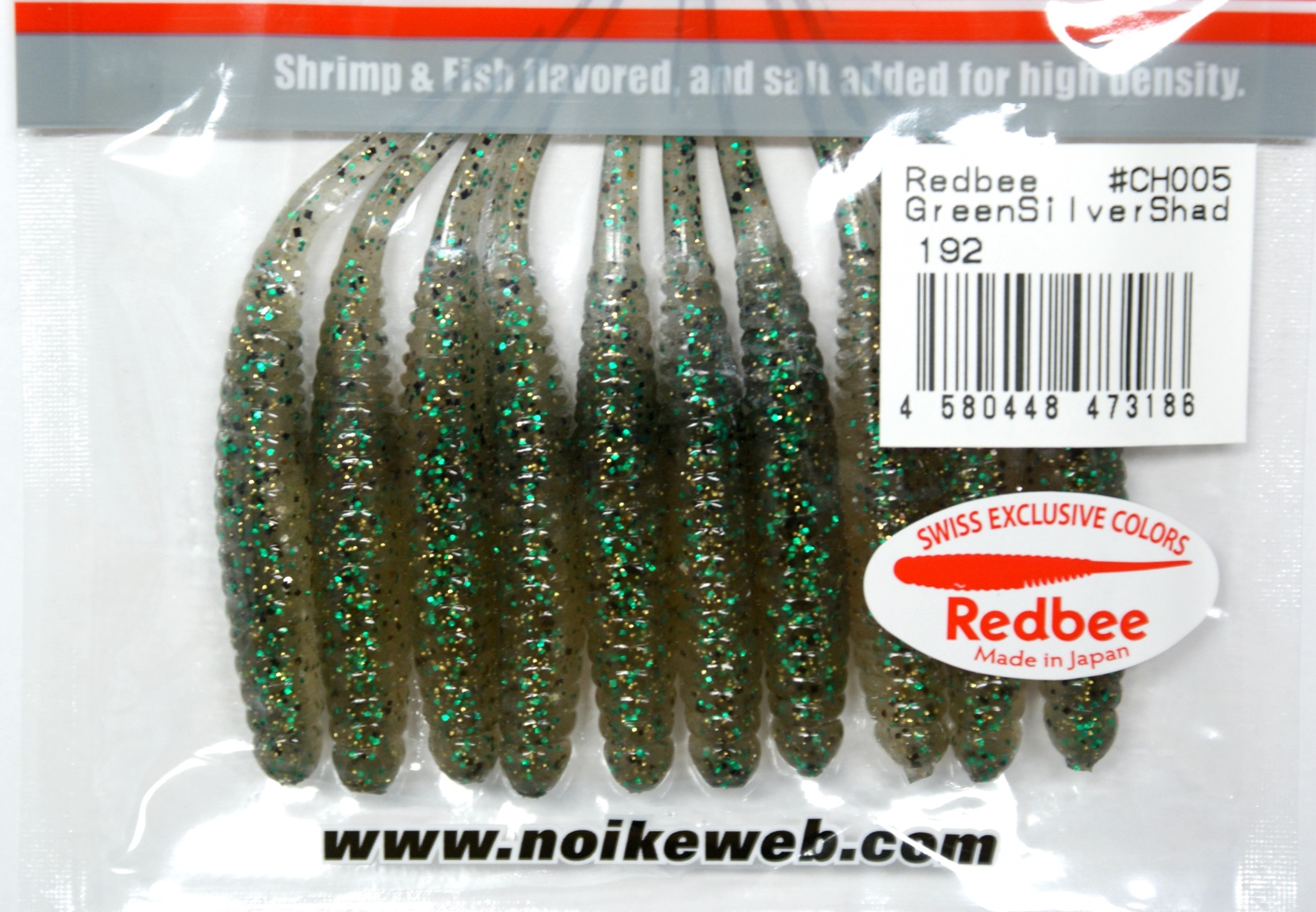 Bild von NOIKE BITEGUTS REDBEE GREEN SLIVER SHAD 192