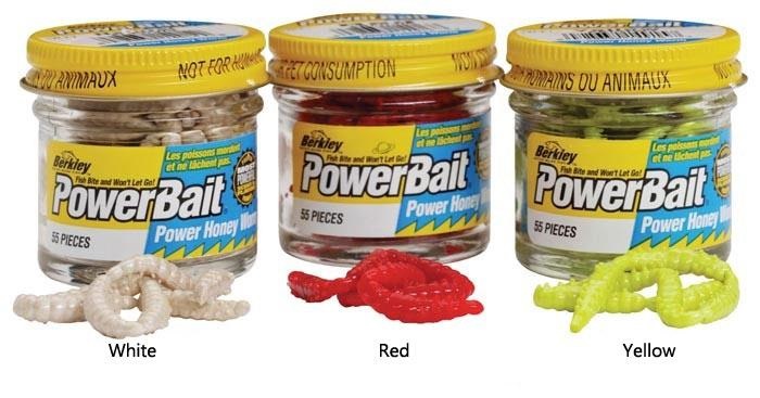 Immagine di BERKLEY POWER HONEY WORM NATURAL/RED/YELLOW