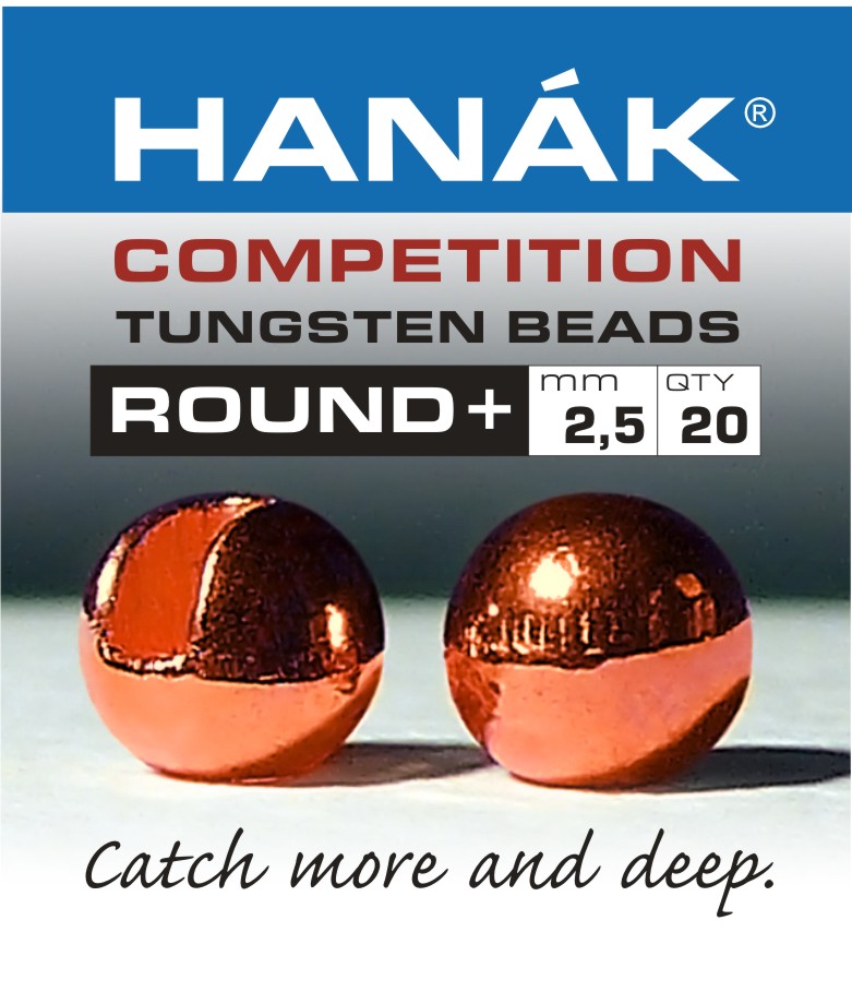 Bild von HANAK TUNGSTEN BEADS ROUND + COPPER