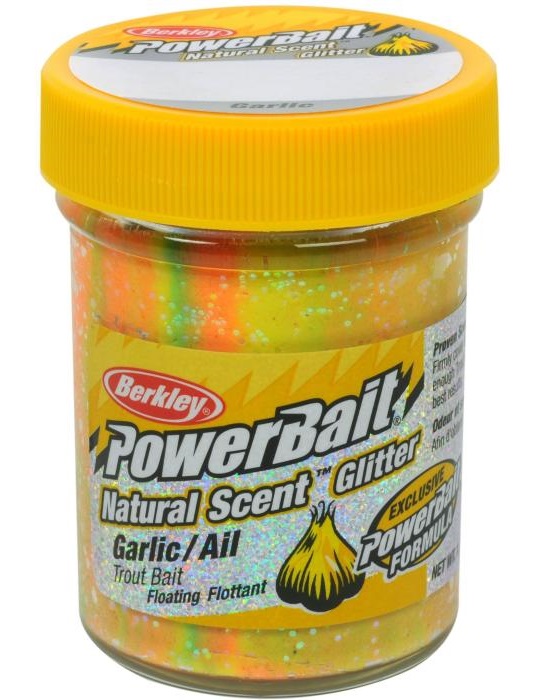 Bild von BERKLEY TROUT BAIT GATRLIC RAINBOW﻿﻿ GLITTER NATURAL SCENT