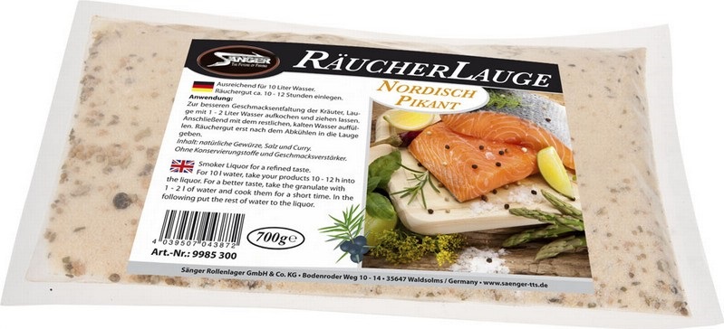 Image de SÄNGER RÄUCHERLAUGE NORDISCH PIKANT 700g