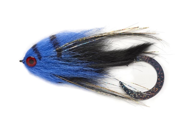 Immagine di STREAMER PAOLO'S WIGGLE TAIL BLACK & BLUE