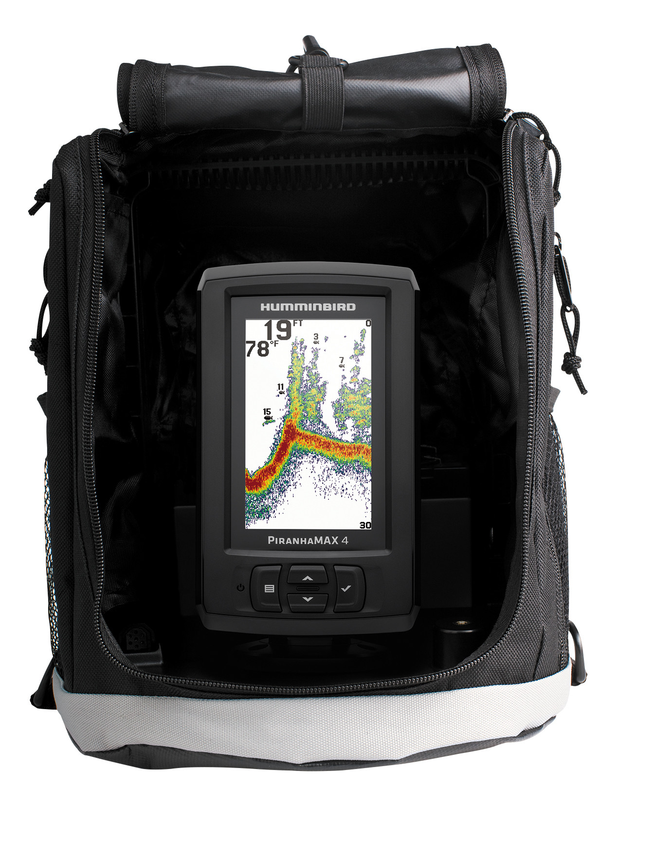 Bild von HUMMINBIRD TRAGTASCHE MIT AKKU UND LADEGERÄT 220V