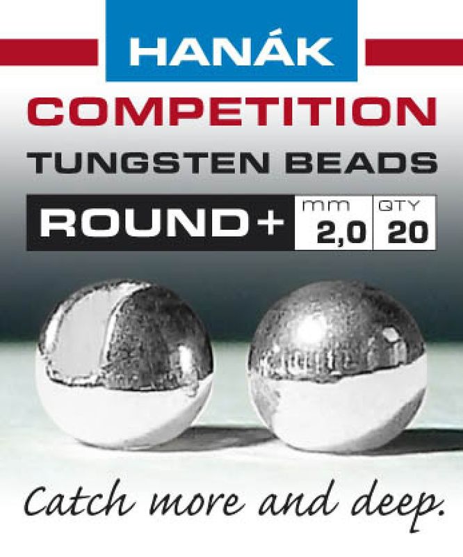 Bild von HANAK TUNGSTEN BEADS ROUND + SILVER