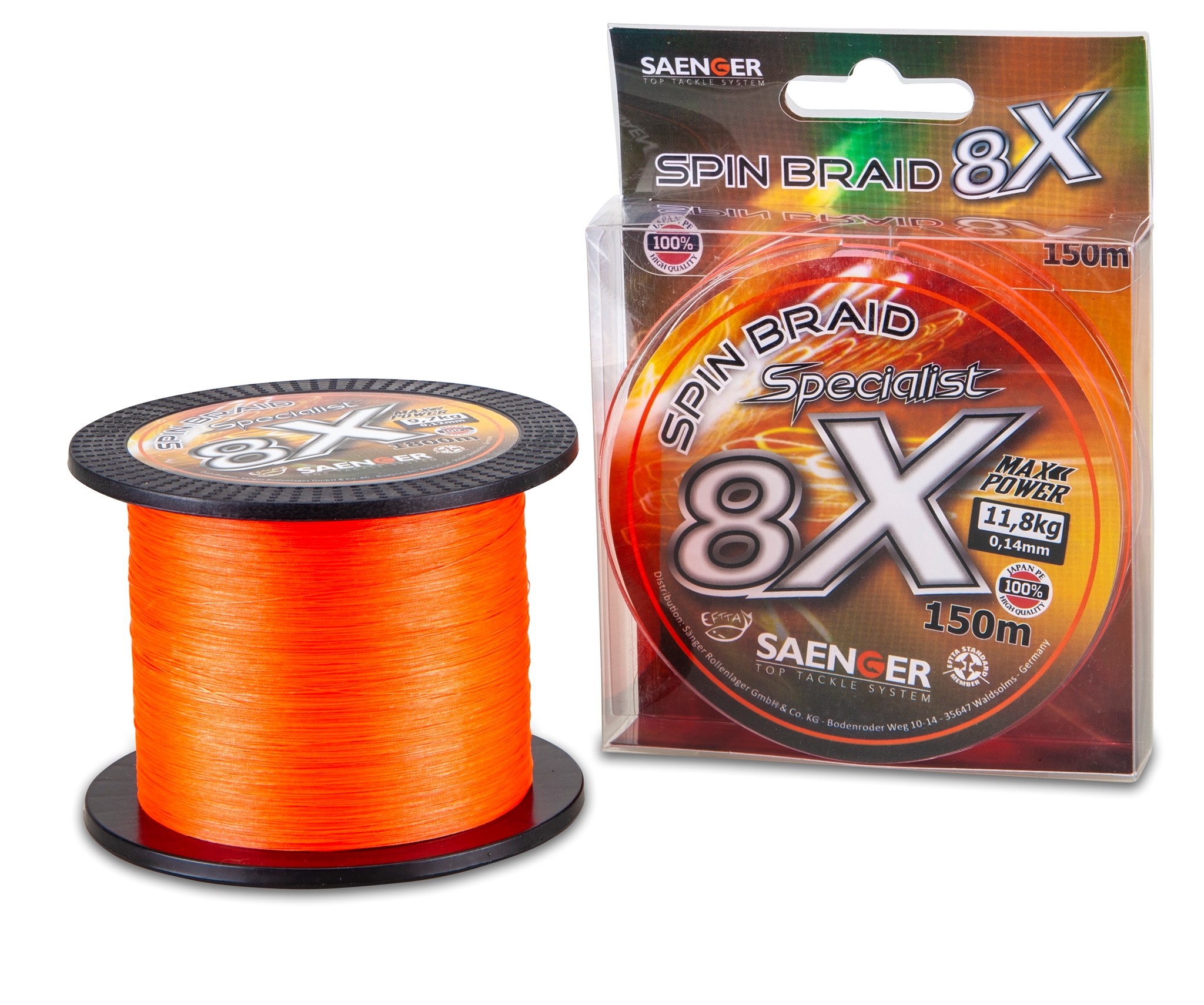 Bild von SAE 8 X SPECIALIST SPIN BRAID 150m