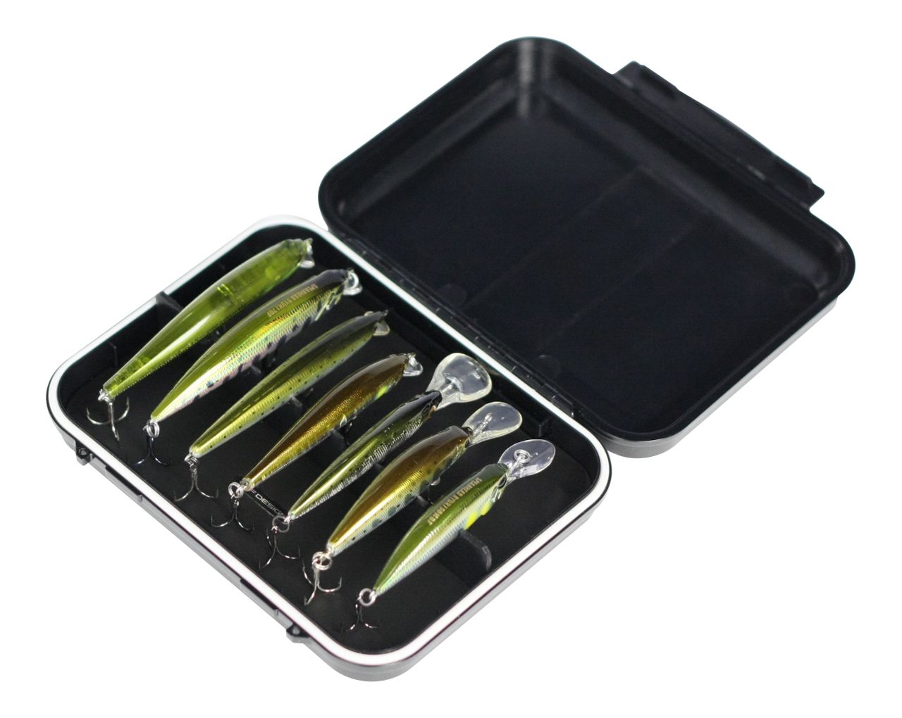 Bild von C&F WASSERDICHTES MINNOW CASE S KÖDERBOX SCHWARZ (CFL-1607MGM/BK)