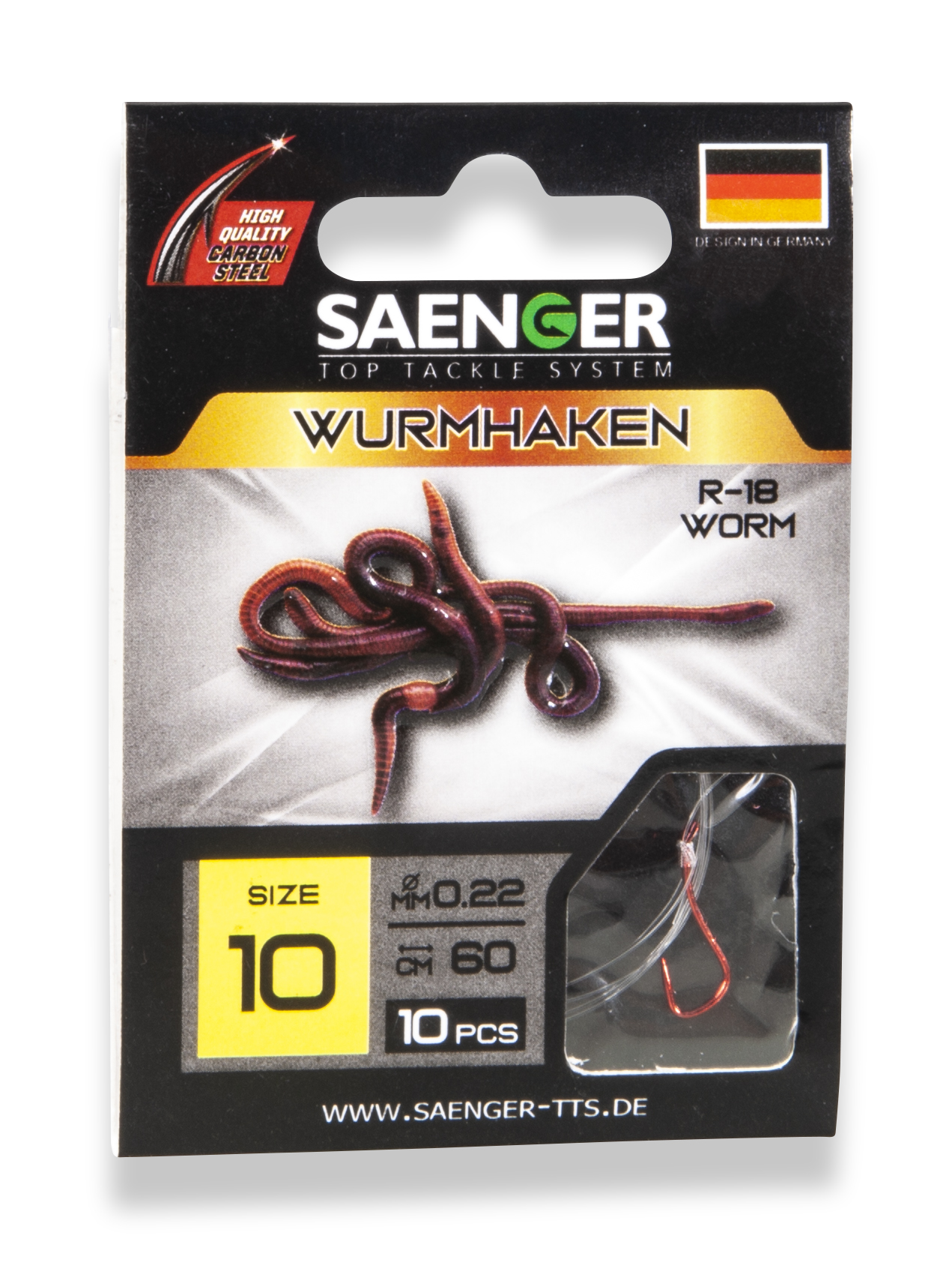 Image de SAENGER WURMHAKEN 10Stk. 60cm R-18