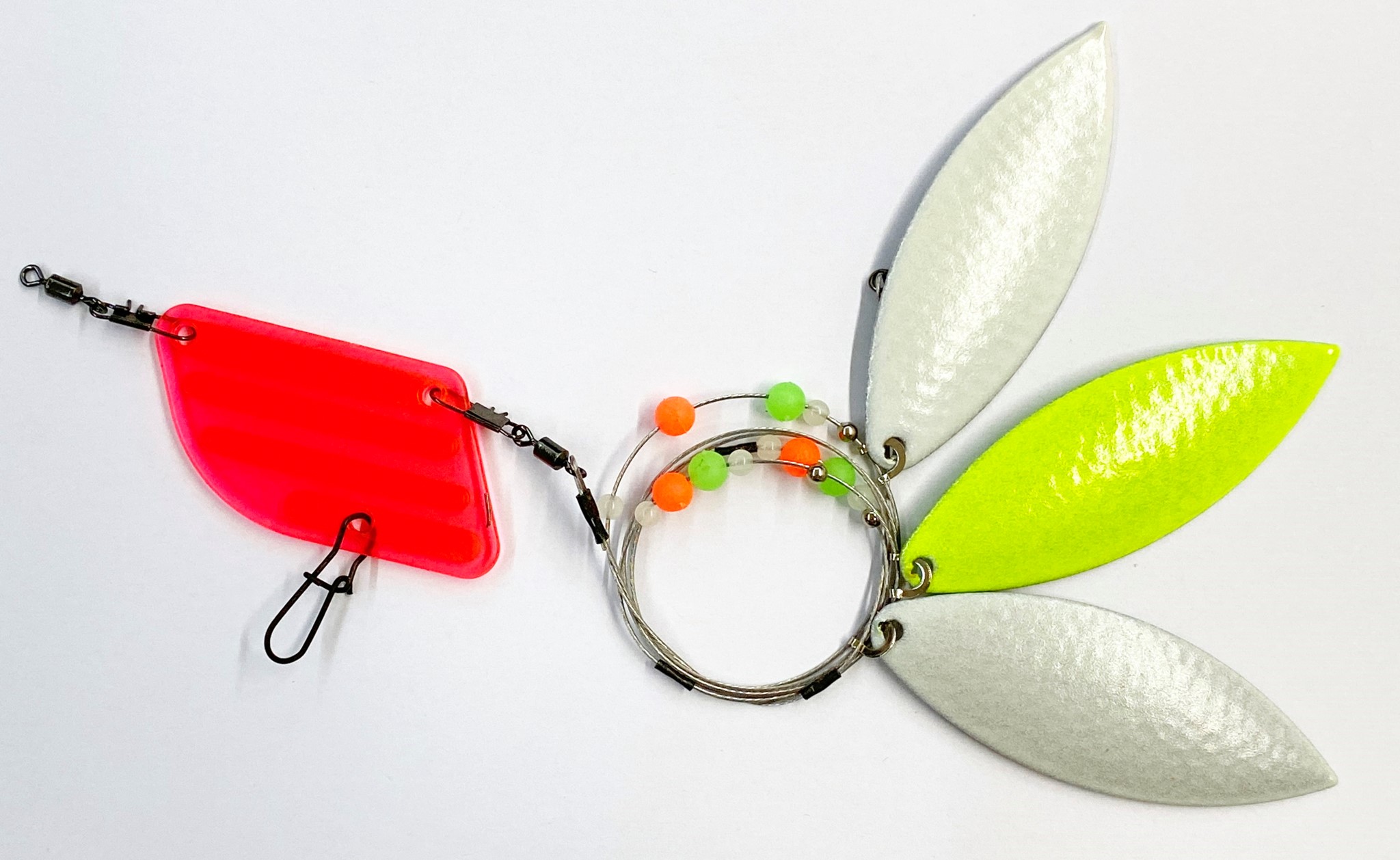 Immagine di HB-LURES KONVOI WILLO 3BL. GLOW WEISS/CHART.