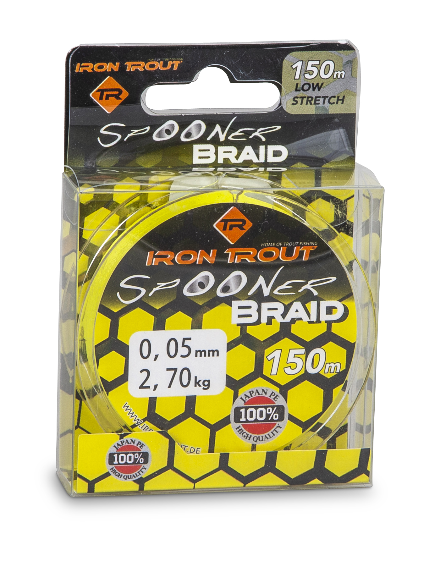 Bild von IRON TROUT SPOONER BRAID YELLOW