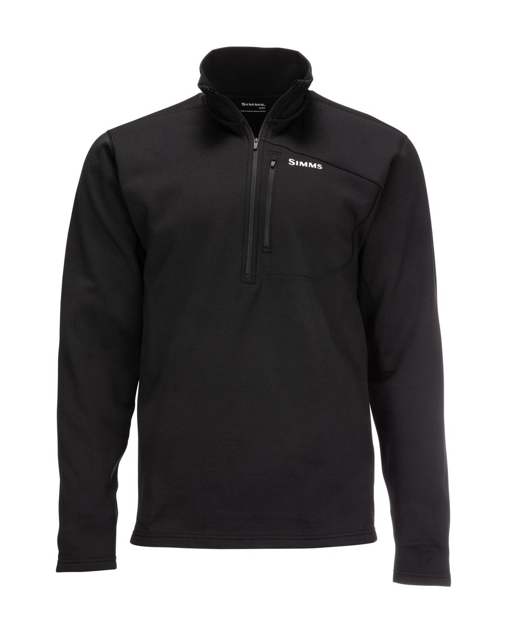 Picture of SIMMS THERMAL 1/4 ZIP TOP BLACK