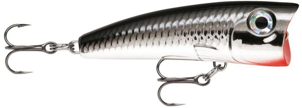 Esca Popper Rapala Ultra Light Pop 04 - Cromo Oro - 1 1/2 Pollice 1/8 Oz