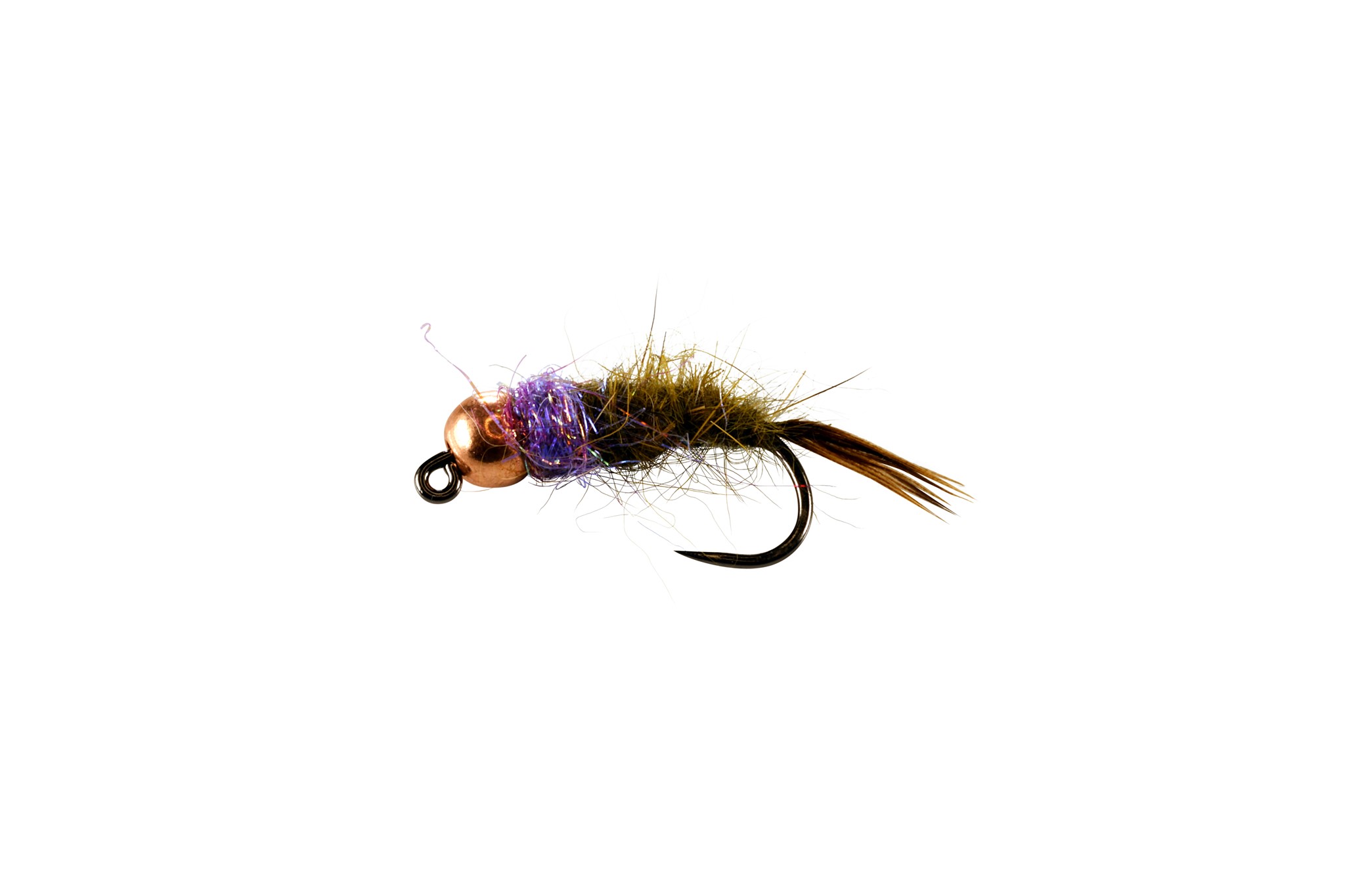 Image de CHATCHY FLIES -  CZ OLIVE TUNGSTEN