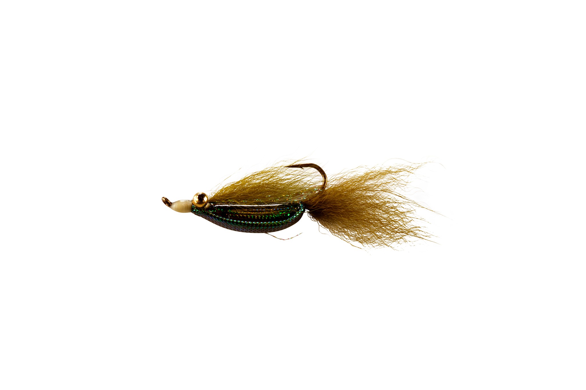 Bild von CATCHY FLIES -  STREAMER SHINER OLIVE  MILLER OLIVE HAIR
