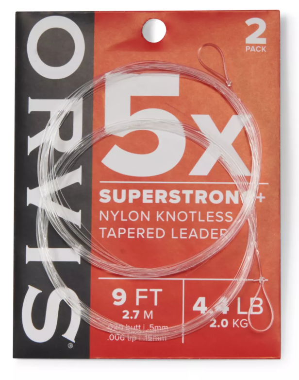 Bild von ORVIS SUPERSTRONG PLUS LEADER 2ER-PACK FLIEGENVORFÄCHER