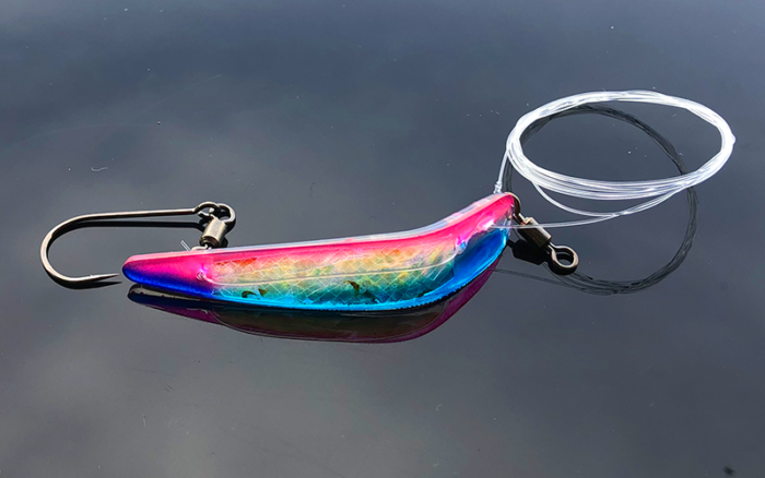Picture of PERL-PLEX SCHLEPPLÖFFEL BLAU/ROSA UV-AKTIV 8CM