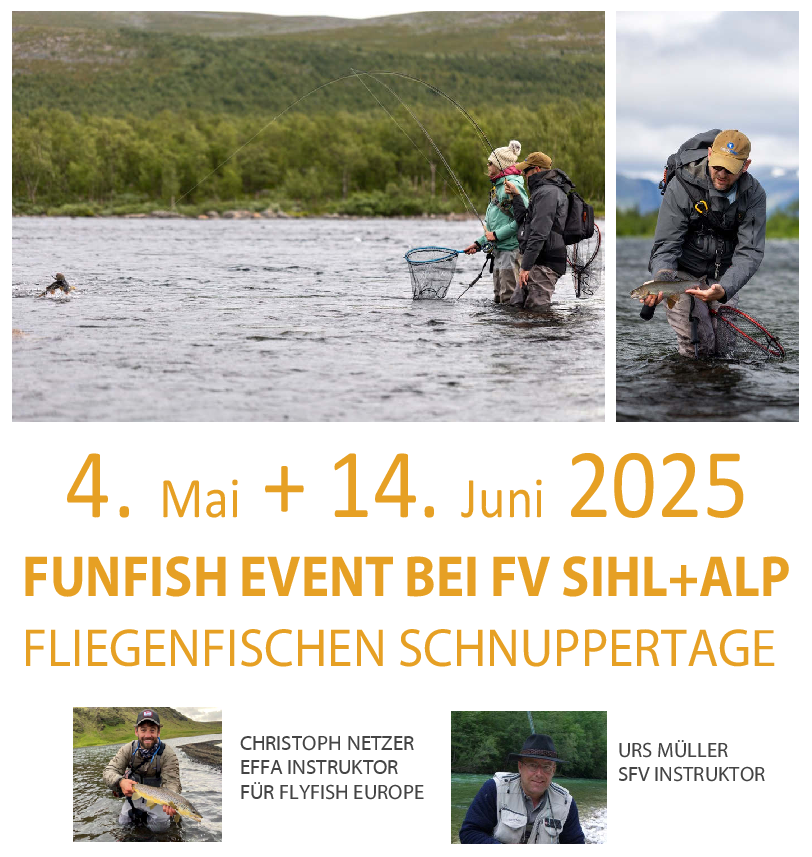 Bild von FLIEGENFISCHEN SCHNUPPERTAGE BEIM SFV SIHL+ALP 4. MAI & 14. JUNI