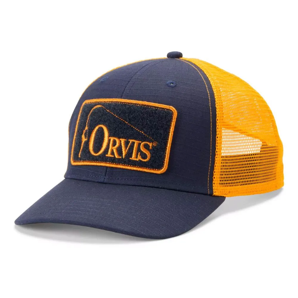 Bild von ORVIS RIPSTOP COVERT TRUCKER CAP BLUE/YELLOW