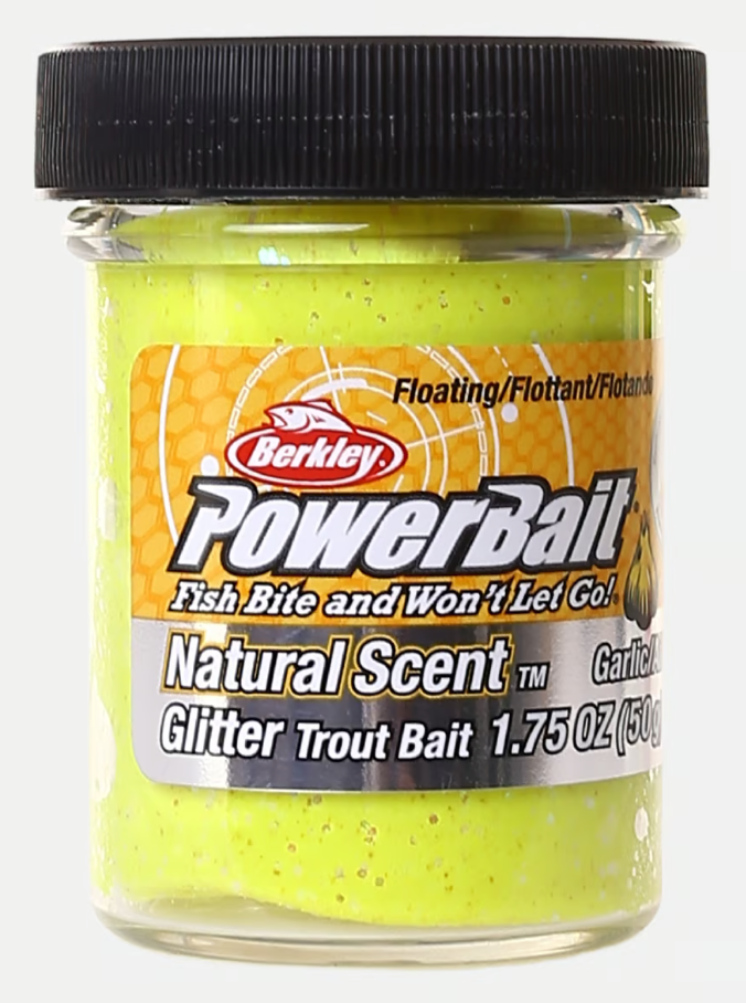 Bild von BERKLEY POWERBAIT TRTBT GARLIC SUNSHINE YELLOW GLITTER