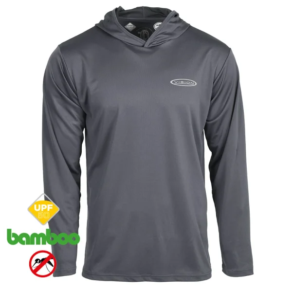 Bild von VISION BAMBOO BUG & UV HOODIE ASH
