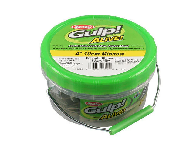 Bild von BERKLEY GULP! ALIVE! 4" 10CM MINNOW CHARTREUSE SHAD