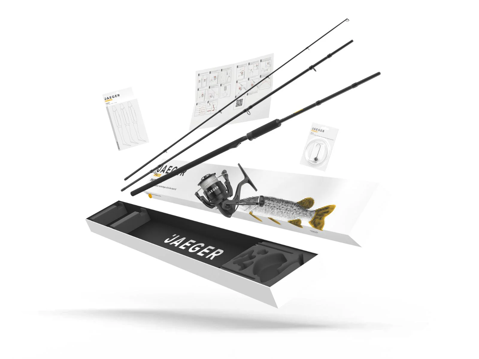 Immagine di JAEGER FISHING PIKE GO KIT 2 - HECHT STARTER COMBO