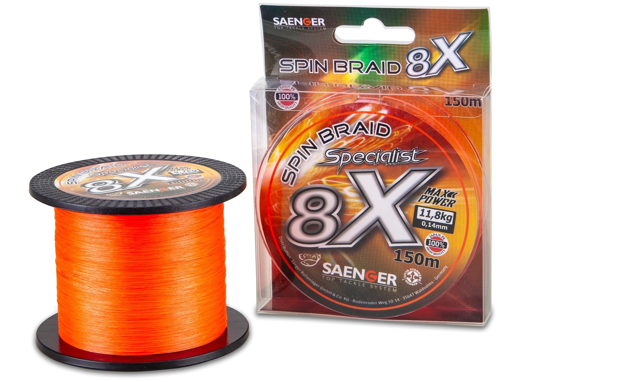 Bild von SAE 8 X SPECIALIST SPIN BRAID 150m