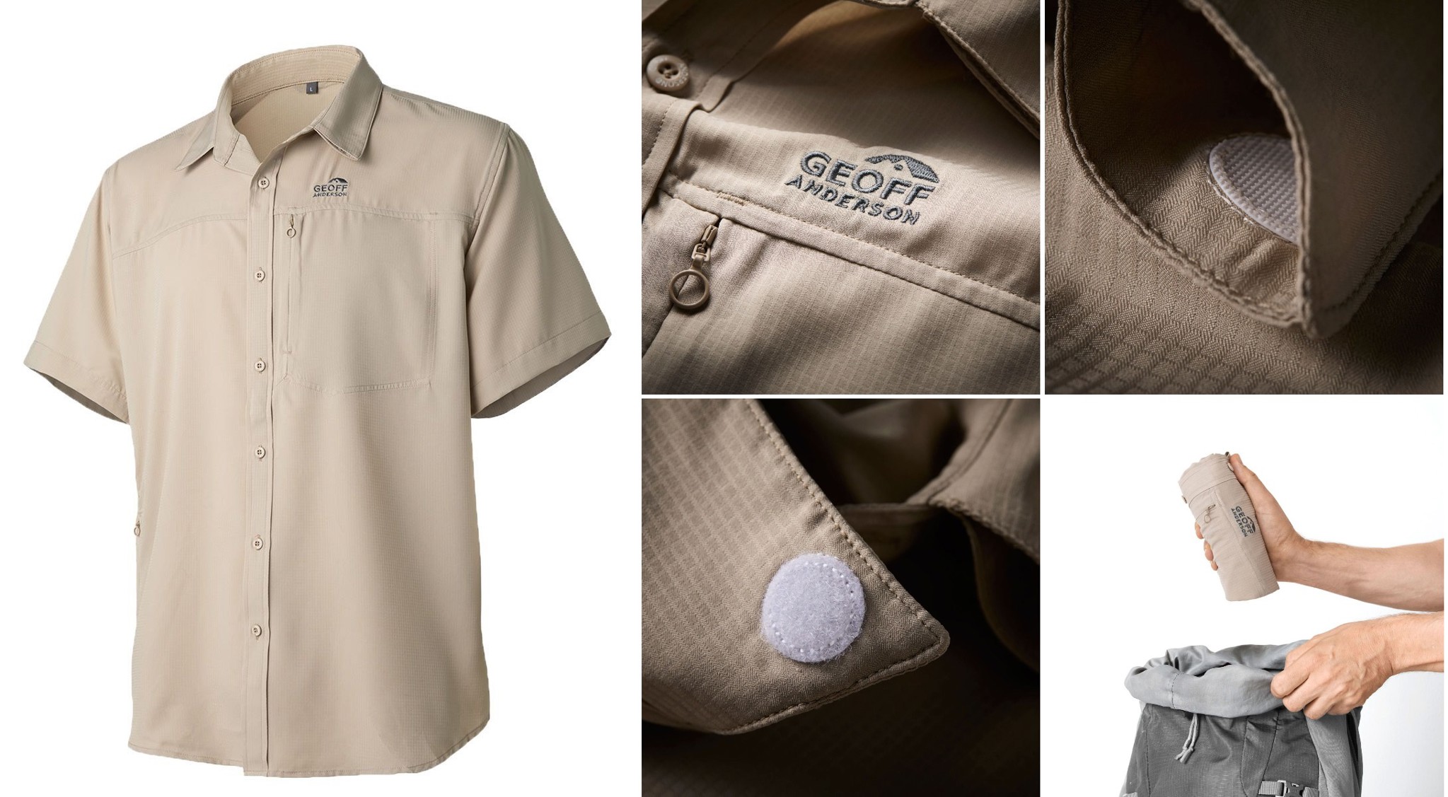 Bild von  GEOFF ANDERSON EZMAR HEMD KHAKI
