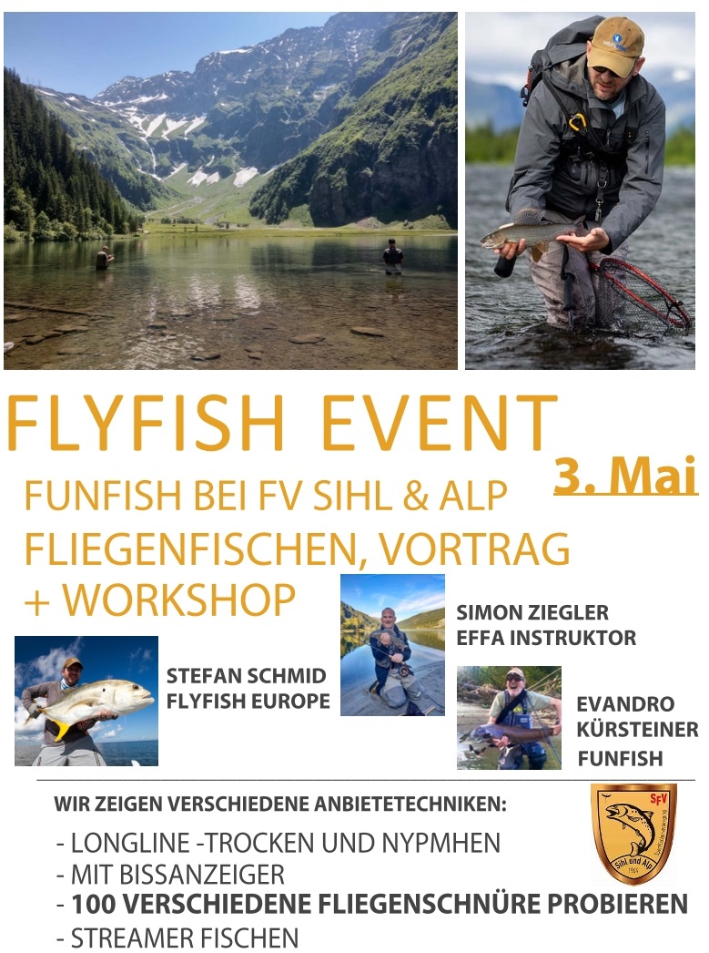 Bild von FLYFISH EVENT beim SFV Sihl & Alp! 3. Mai 2026