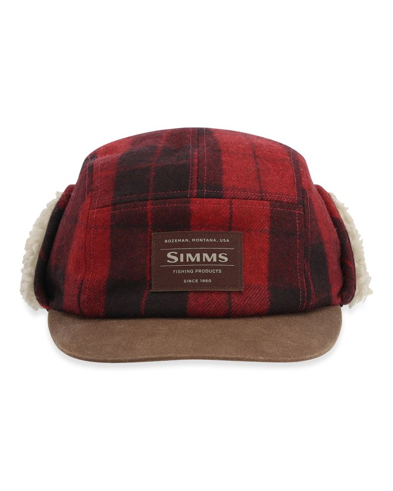 Bild von Coldweather Cap Red Buffalo Plaid S/M