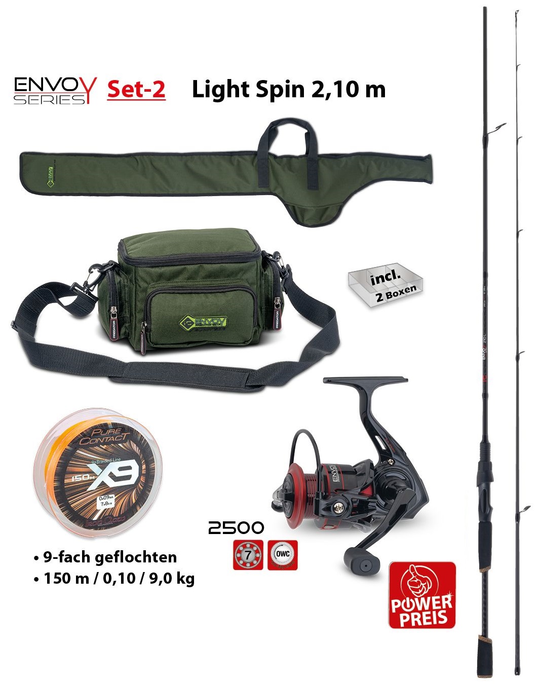 Bild von ENVOY SET-2 LIGHT SPIN 2.10m