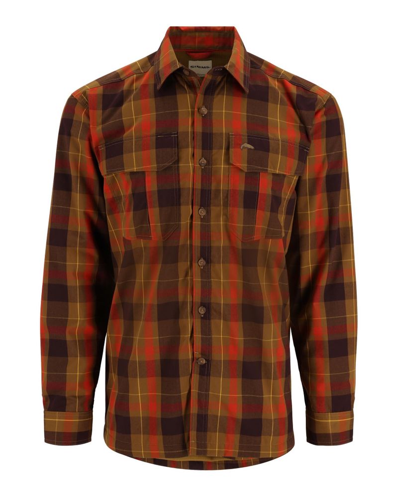 Bild von Simms ColdWeather Shirt Bronze Back Logan Plaid