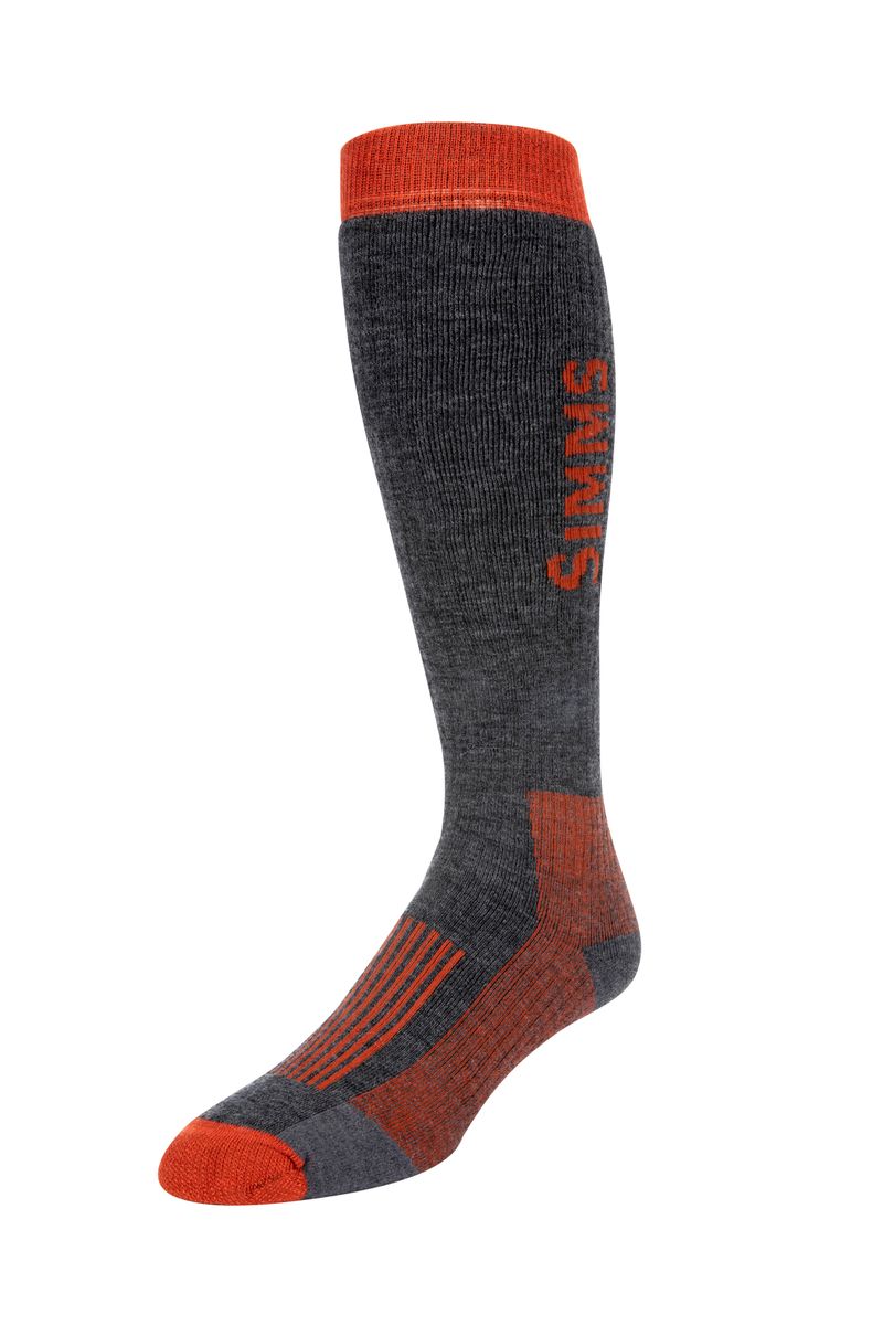 Bild von Simms Merino Midweight OTC Sock Carbon