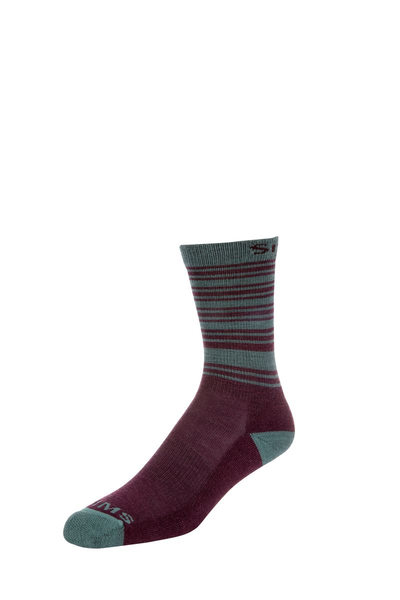Bild von Simms Women's Merino Lightweight Hiker Sock Garnet