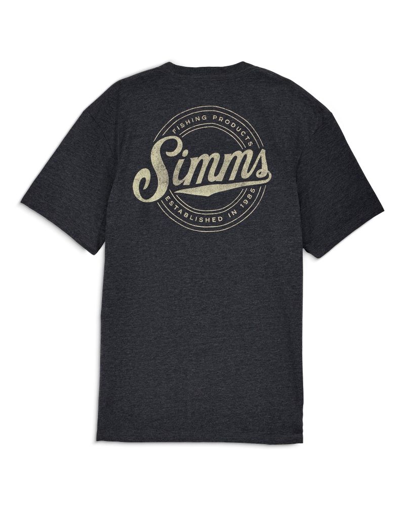 Bild von Simms Circle Lockup T-Shirt Charcoal Heather