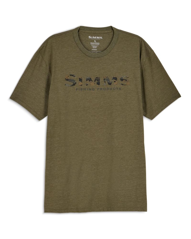 Bild von Simms Shroud Fill Logo T-Shirt Military Heather