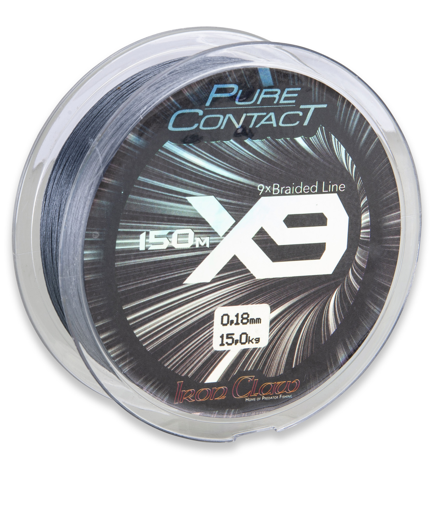 Bild von IRON CLAW Pure Contact X9 Grey 150m