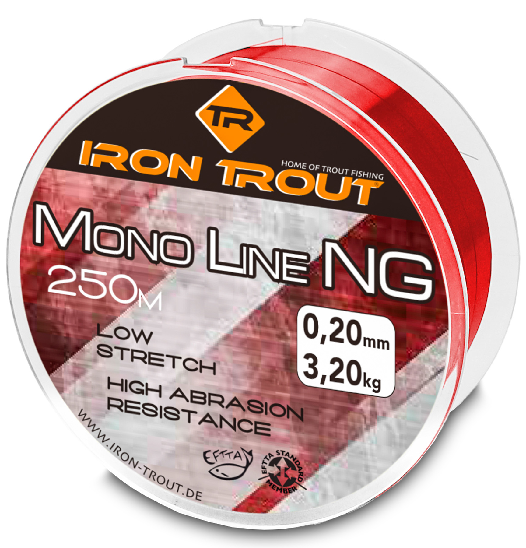 Picture of IRON TROUT Mono NG 250m dark red