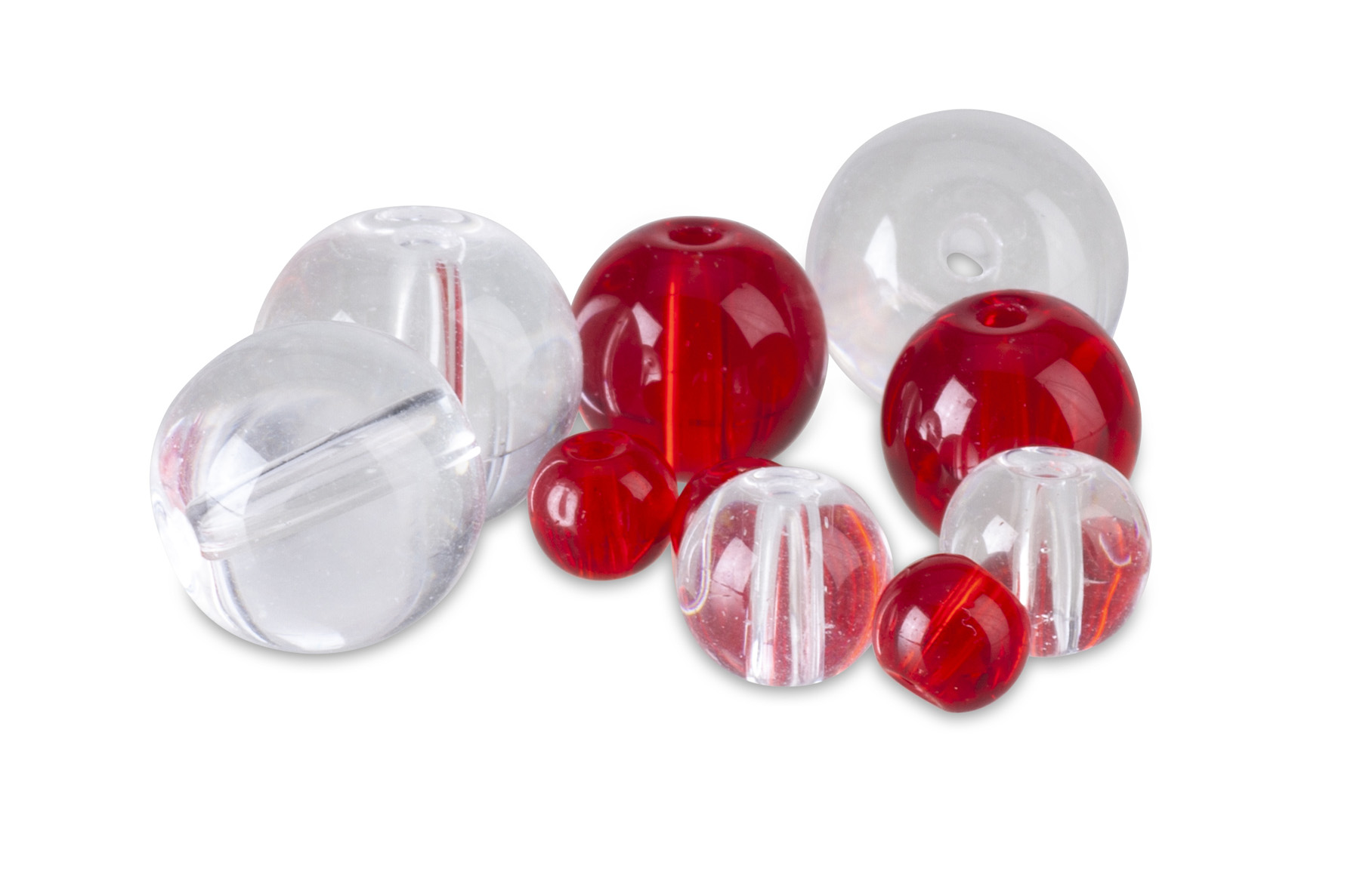 Bild von Glass Beads clear 10mm